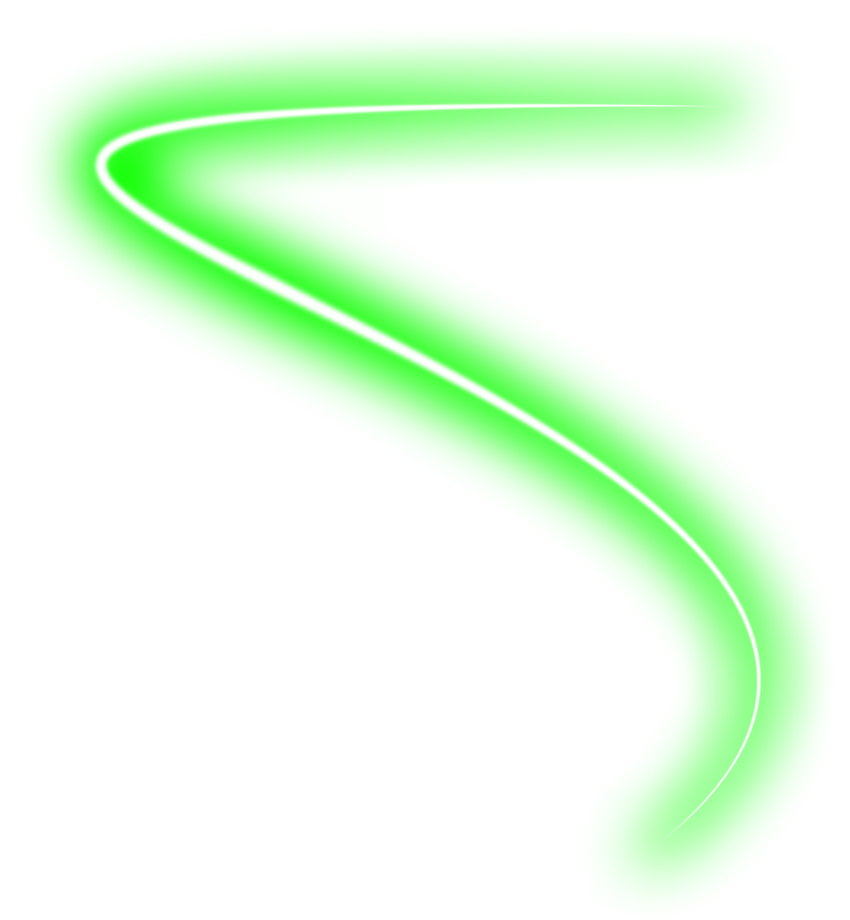 Green Neon Swirl